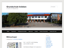 Tablet Screenshot of grundschule-irxleben.de